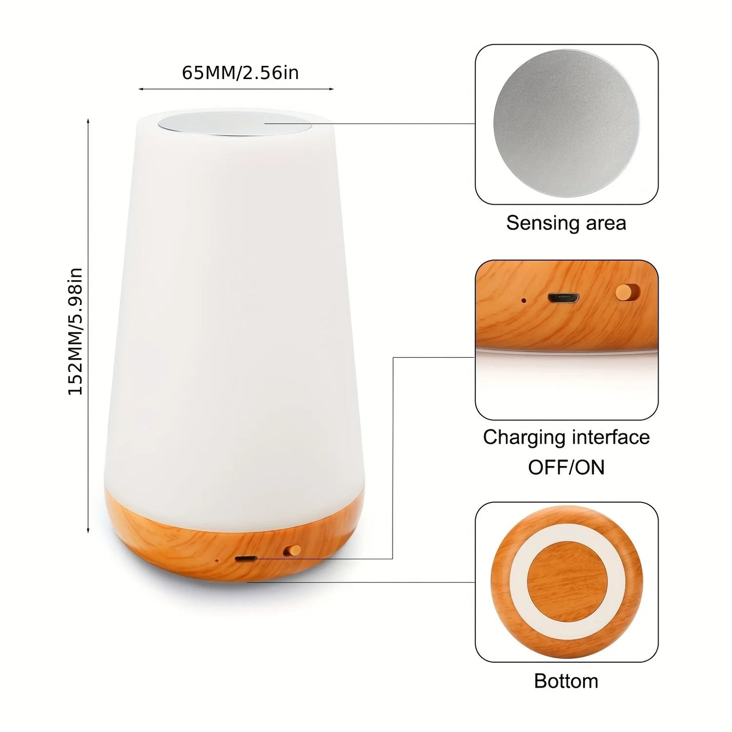 AuraTouch 13-Color RGB Bedside Lamp