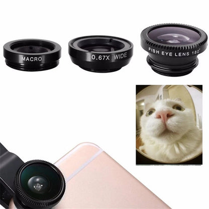 LensPro™ 3-in-1 Smartphone Camera Lens Kit