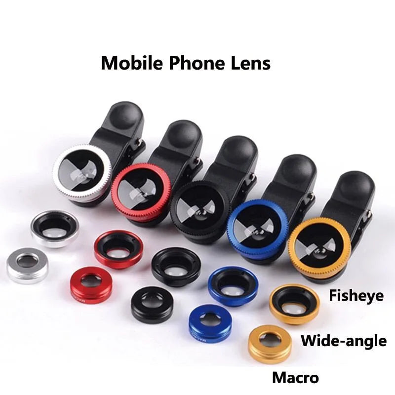 LensPro™ 3-in-1 Smartphone Camera Lens Kit
