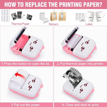 Wireless Pocket Thermal Sticker Printer