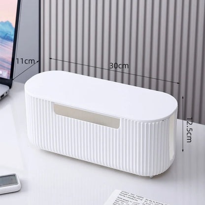 Minimalist Desk Cable Organizer Box