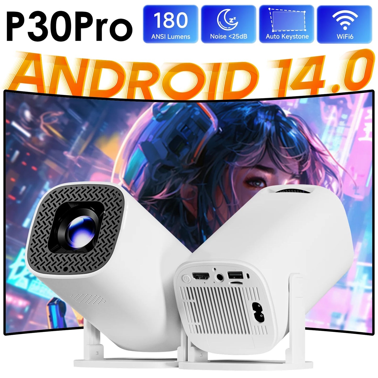 CinemaGo™ Portable Mini Projector- Turn Any Room Into a Cinema