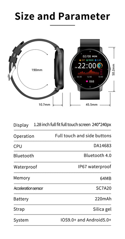 ChronoFit Active Smartwatch