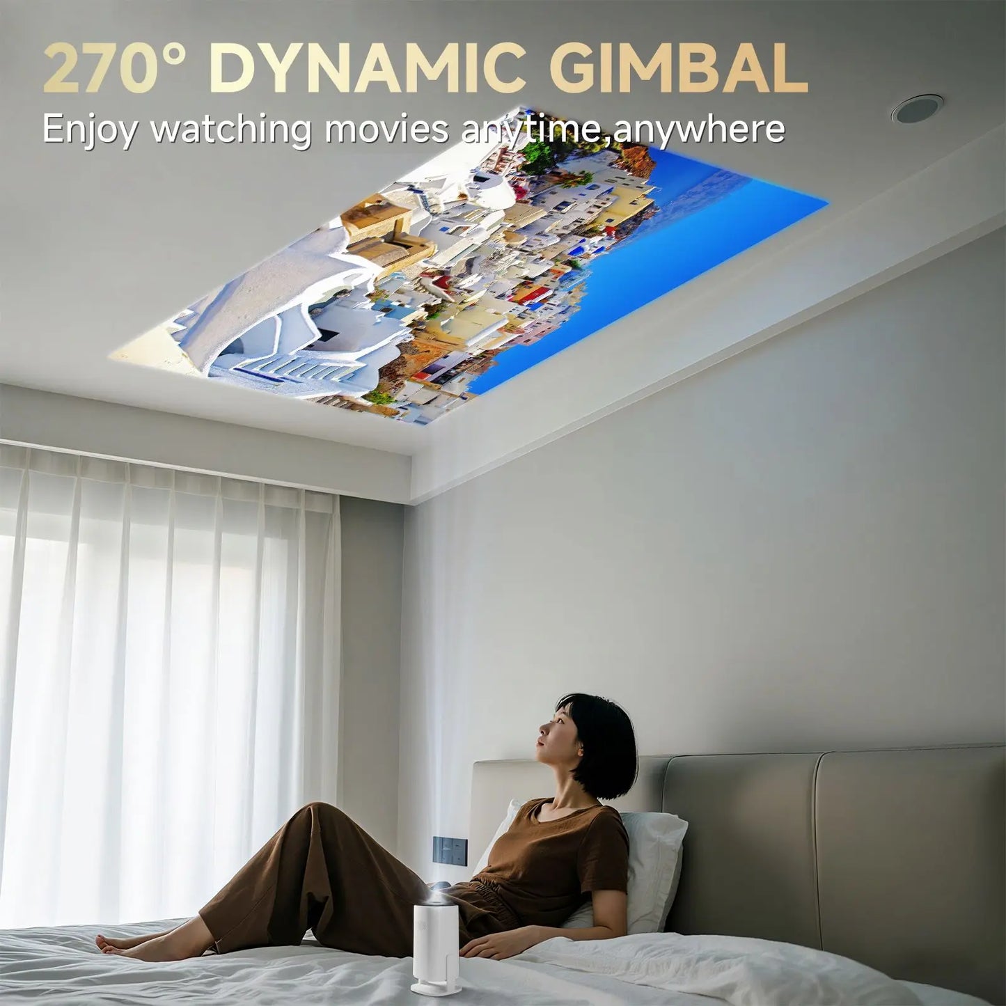 CinemaGo™ Portable Mini Projector- Turn Any Room Into a Cinema