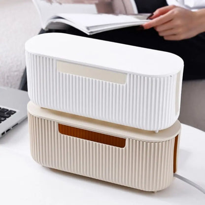 Minimalist Desk Cable Organizer Box
