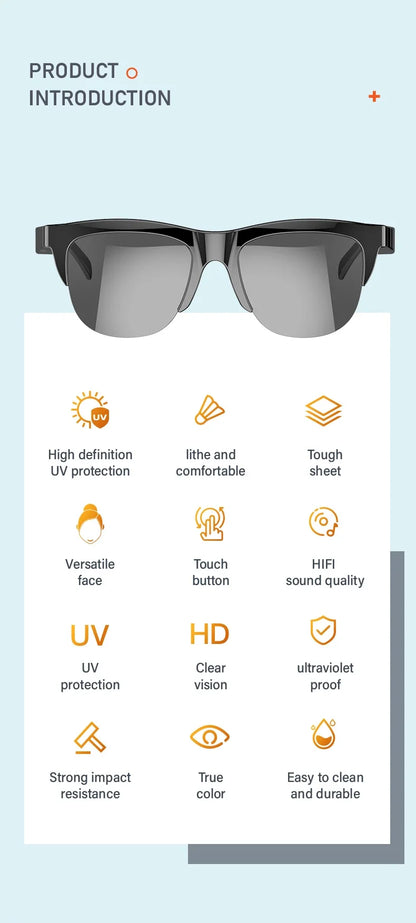 VibeShade Smart Bluetooth Audio Sunglasses