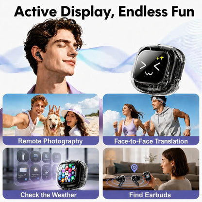 OmniTouch Smart Screen Translation Earbuds
