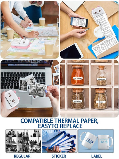 Wireless Pocket Thermal Sticker Printer